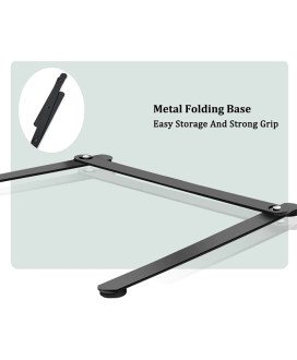 Anel Luminoso com Três Intensidades de Luz com Suporte Extensível - Preto