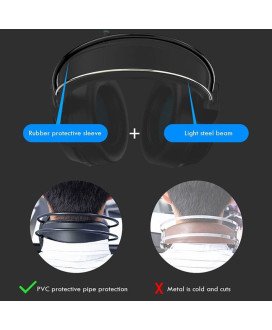 Headset Gaming com Luzes LED, sistema Surround 7.1, Microfone Ajustável, Controlo de Volume, 1*USB e 2 Jacks 3.5mm