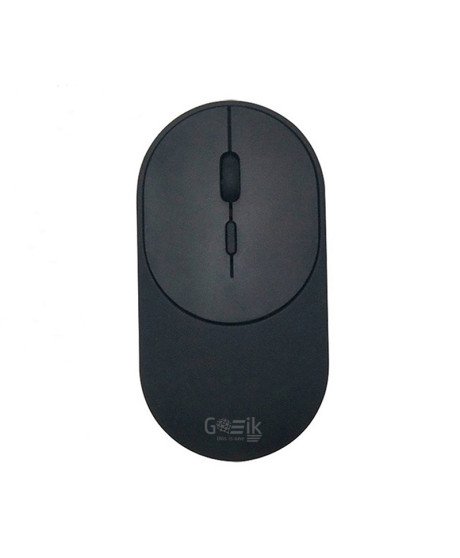 Rato Recarregável sem fio: Bluetooth 5.0 + 2.4 GHz com Pen USB – Silencioso - Oval Preto