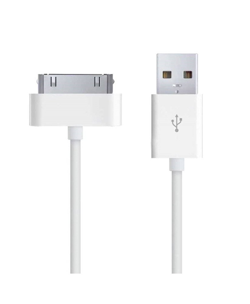 Cabo de Carregamento para iPhone, iPad e iPod - 1 metro - Branco