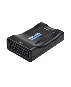 Adaptador Conversor de Vídeo Scart para HDMI, com Carregador Incluído