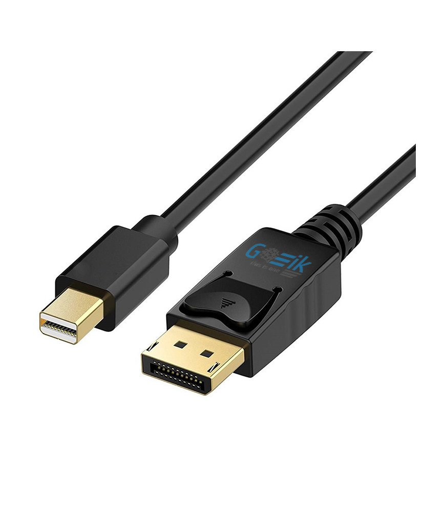 Cabo Mini DisplayPort Macho para DisplayPort Macho de 1.8 metros - Preto