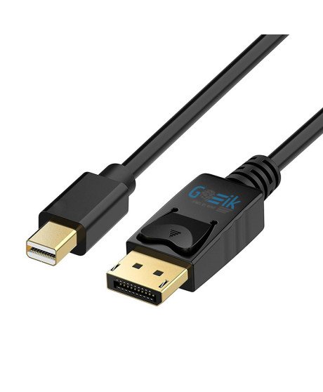 Cabo Mini DisplayPort Macho para DisplayPort Macho de 1.8 metros - Preto