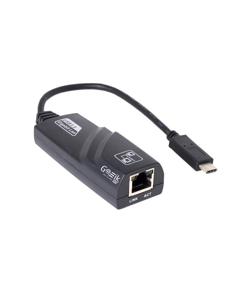 Cabo Adaptador Tipo-C 3.0 para RJ45 Gigabit Lan