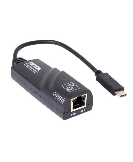 Cabo Adaptador Tipo-C 3.0 para RJ45 Gigabit Lan