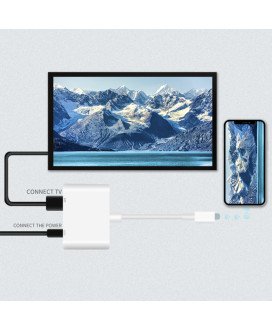Cabo Adaptador para ligar o iPhone à TV - Lightning para HDMI
