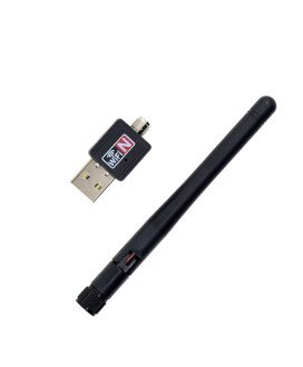 Adaptador USB Wi-Fi com antena de 2dBi