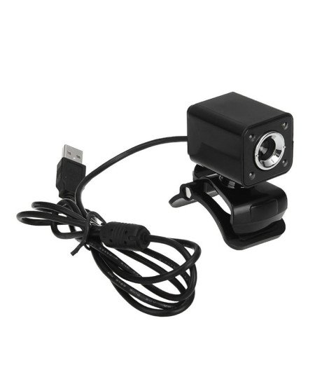 Webcam HD com Microfone para Computador com 4 LED - USB 2.0