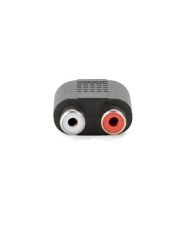 Adaptador de Áudio 2* RCA Fêmea para Jack 3.5mm Stéreo Fêmea
