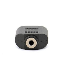 Adaptador de Áudio 2* RCA Fêmea para Jack 3.5mm Stéreo Fêmea