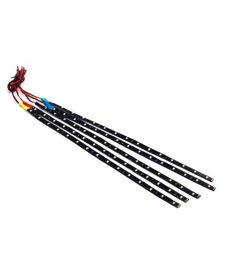Tira de Led Adesiva e Flexível SMD3528 de 12V, Amarelo