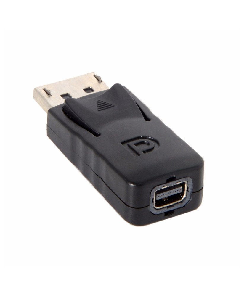 Adaptador DisplayPort Macho para Mini DisplayPort Fêmea - Preto