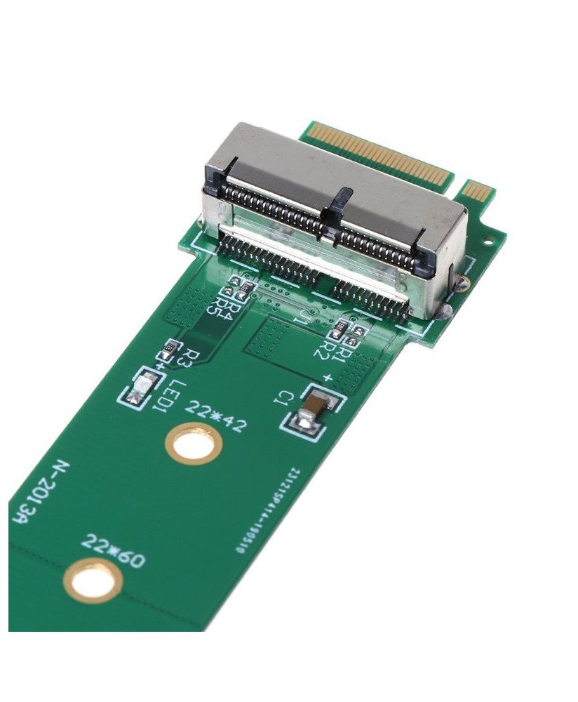 Adaptador Conversor para Disco SSD MacBook Air / Pro 12 + 16 Pinos para SSD M.2 (NGFF) LX9B