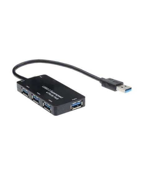 HUB USB 3.0 com 4 portas USB - Preto