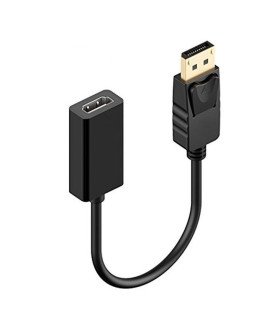 Cabo Adaptador DisplayPort para HDMI Fino - Preto
