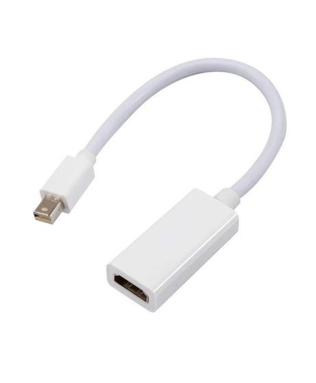Cabo Adaptador Conversor Mini DisplayPort (DP) para HDMI - Compatível com MacBook e iMac