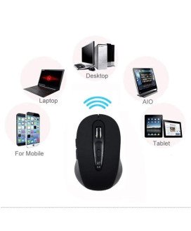 Rato Bluetooth Preto Mini