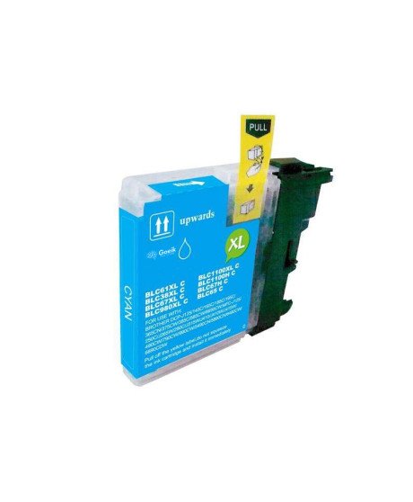 Tinteiro Brother LC980XL/LC1100XL/LC985XL - Azul - Compatível