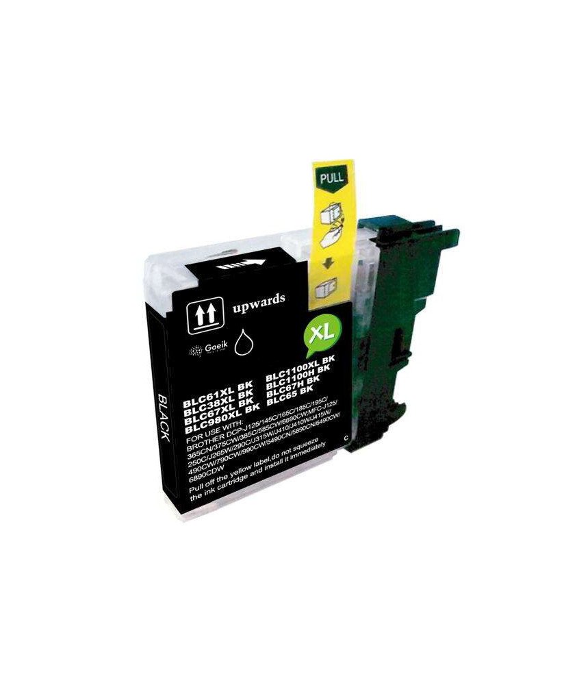 Tinteiro Brother LC980XL/LC1100XL/LC985XL - Preto - Compatível