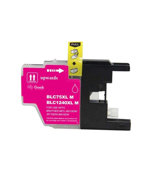 Tinteiro Brother LLC1240XL/LC1220XL/LC1280XL Magenta - Compatível