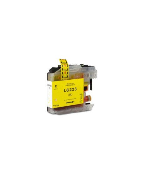 Tinteiro Brother LC223/LC221 Amarelo - Compatível