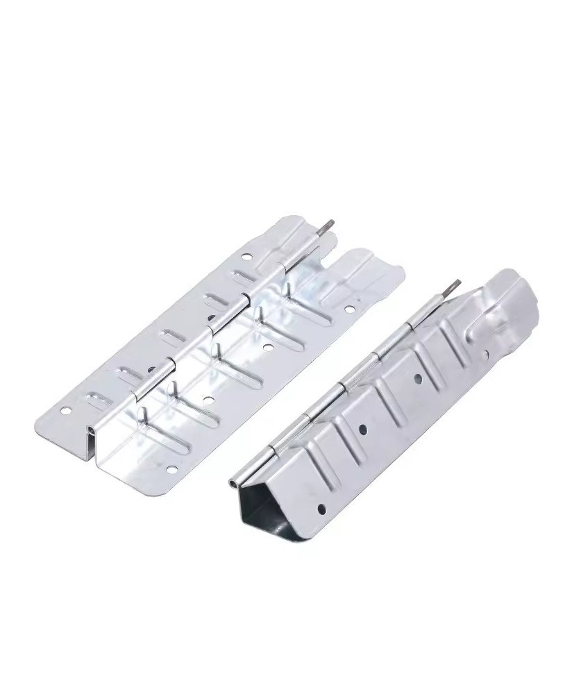 Dobradiças em Aço Galvanizado de 20 cm, para Palete ou Embalagem de Madeira - Pack de 4 unidades - Goeik