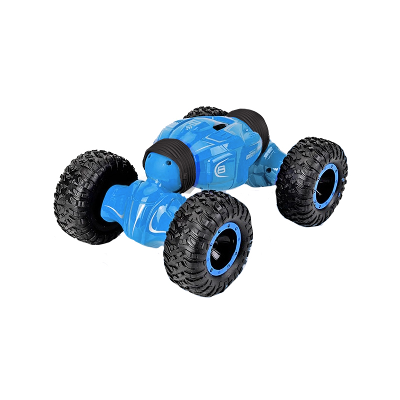 Brinquedo Telecomandado WT-33 Carro de Rotação 360 Graus 4Wd com Controlo  de Deriva Por Pulverização Spray Stunt Car-Blue